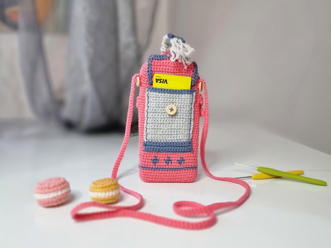 T41 crochet pattern. Small crossbody bag. Phone pouch. Kids’ bag. - Image 2