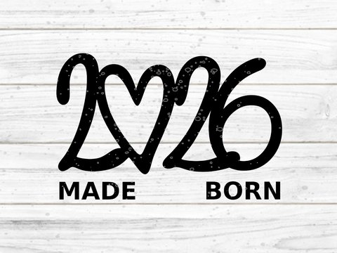 Made Born 2026 Plotterdatei SVG DXF FCM
