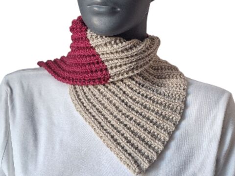 Strickanleitung Schalkragen, Neckwarmer, Kragenschal, Halssocke  #347