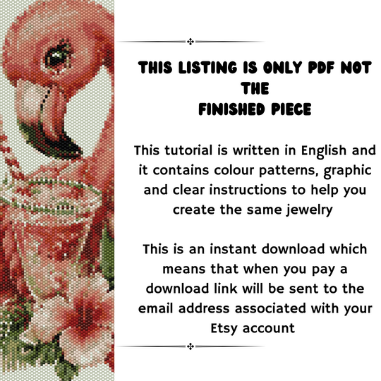 Tropical Christmas Tapestry Pattern