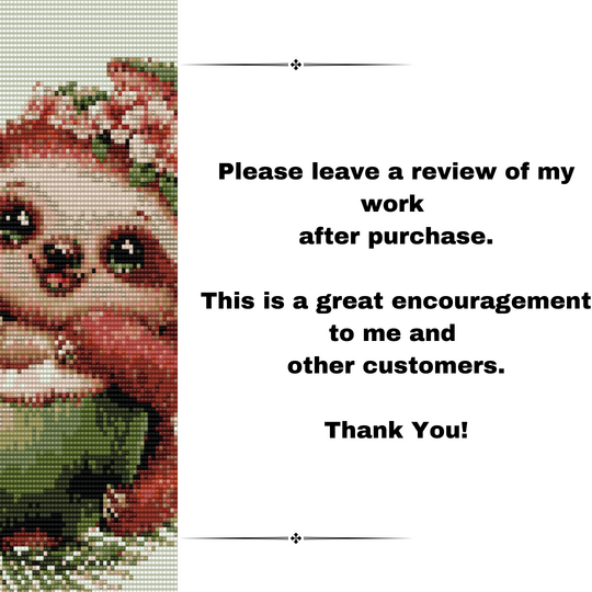 Tropical Christmas Tapestry Pattern