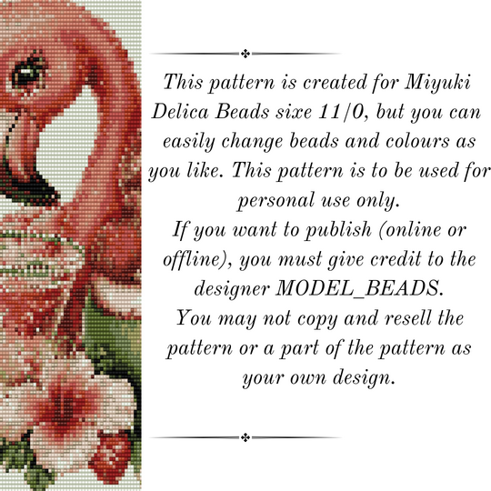 Tropical Christmas Tapestry Pattern