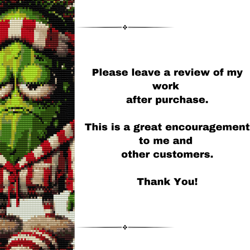 Christmas Grumps Tapestry Pattern - Image 5