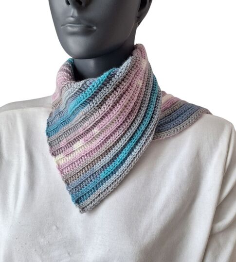 Häkelanleitung Schalkragen, Neckwarmer, Kragenschal, Halssocke  #348