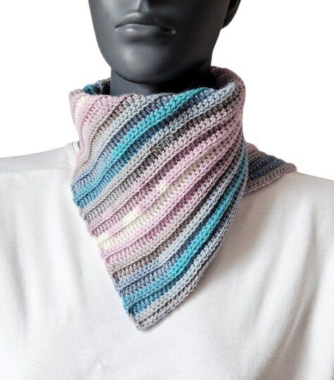 Häkelanleitung Schalkragen, Neckwarmer, Kragenschal, Halssocke  #348