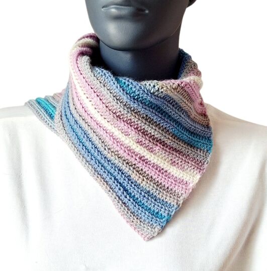 Häkelanleitung Schalkragen, Neckwarmer, Kragenschal, Halssocke  #348