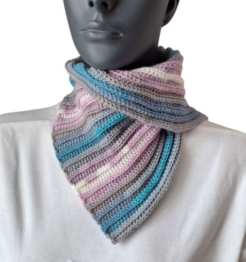 Häkelanleitung Schalkragen, Neckwarmer, Kragenschal, Halssocke  #348