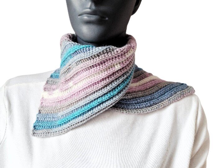 Häkelanleitung Schalkragen, Neckwarmer, Kragenschal, Halssocke  #348