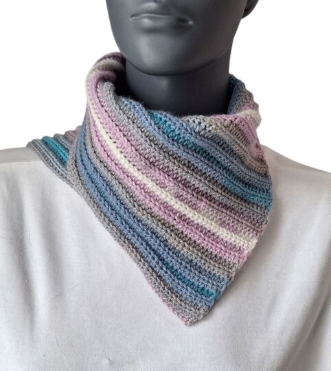 Häkelanleitung Schalkragen, Neckwarmer, Kragenschal, Halssocke  #348