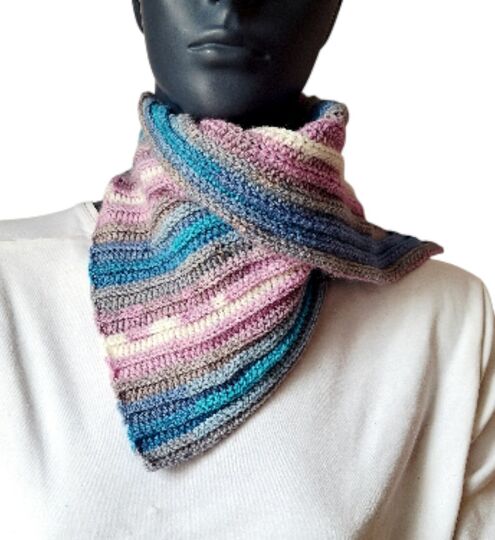 Häkelanleitung Schalkragen, Neckwarmer, Kragenschal, Halssocke  #348