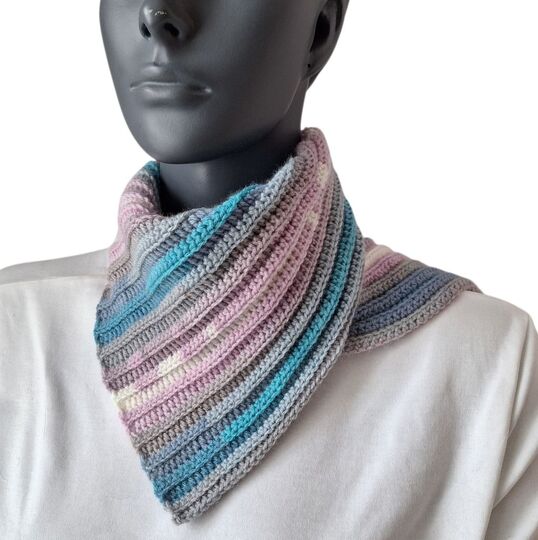 Häkelanleitung Schalkragen, Neckwarmer, Kragenschal, Halssocke  #348