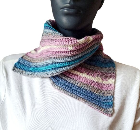 Häkelanleitung Schalkragen, Neckwarmer, Kragenschal, Halssocke  #348