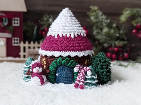 Christmas Cottage - Crochet Pattern Set (in ENG, DE)