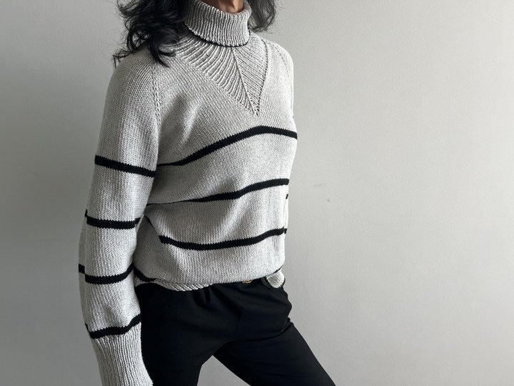 LIVIE Sweater – Strickanleitung | Raglan von oben | XS–3XL – No.269