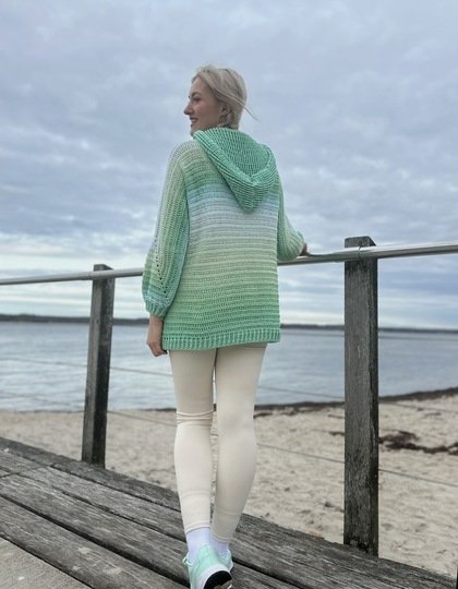 1-Bobbel-Hoodie SPORTY mit Kapuze