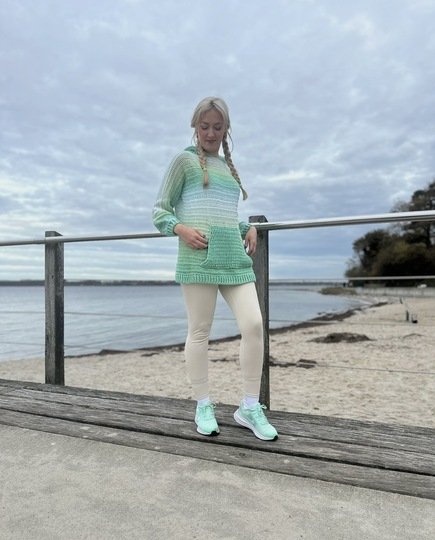 1-Bobbel-Hoodie SPORTY mit Kapuze