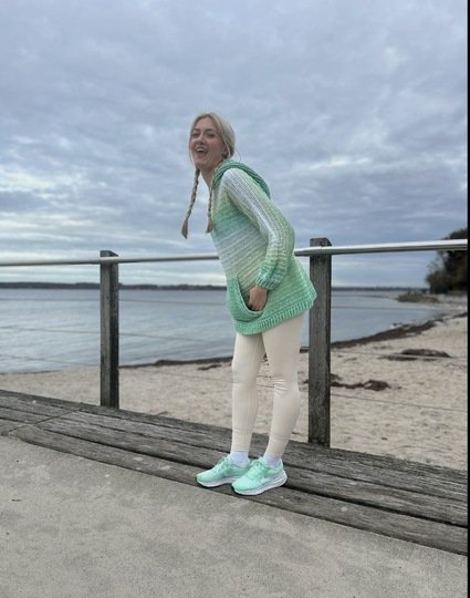 1-Bobbel-Hoodie SPORTY mit Kapuze