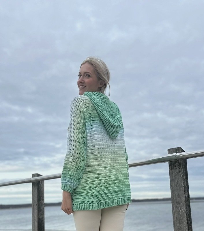 1-Bobbel-Hoodie SPORTY mit Kapuze - Bild 9