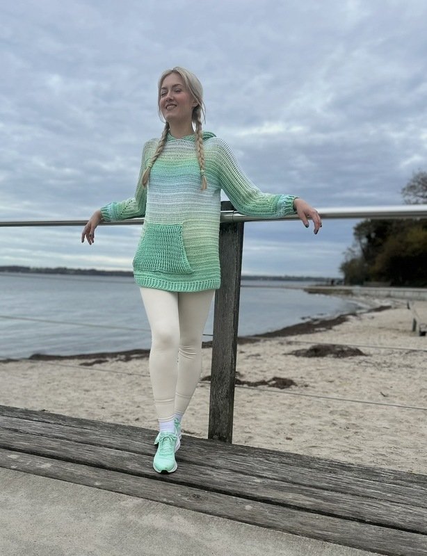 1-Bobbel-Hoodie SPORTY mit Kapuze - Bild 13