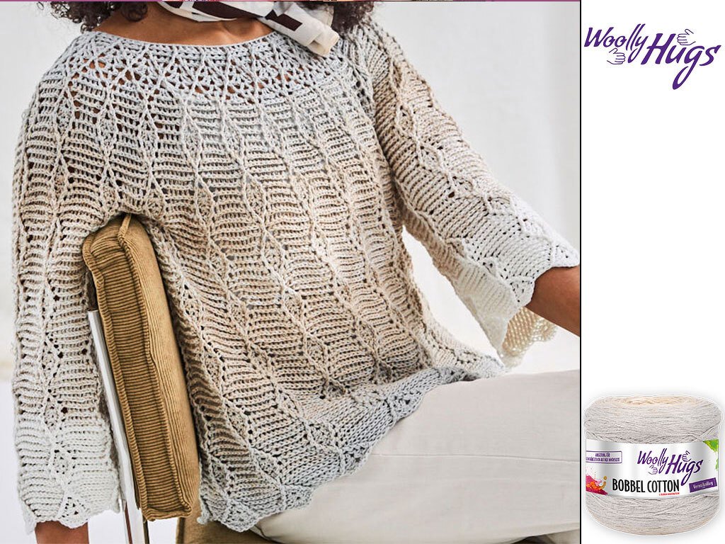 PULLI DAMARIS …GEHÄKELTE RAUTENSTREIFEN-RUNDPASSE - Bild 5