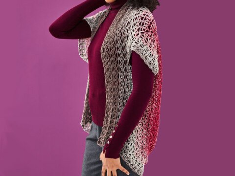 CASHUBLE ESTER …AUS DER MITTE GEHÄKELT