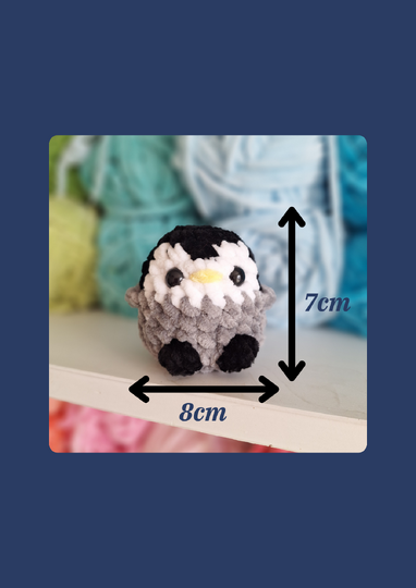 Mini Pinguin Häkelanleitung - PDF