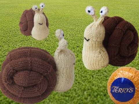 TeaCosyFolk's Snail Chocolate Orange Cosy Knitting Pattern