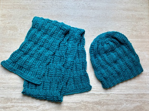 Strickanleitung Set: "Gutumhüllt" Schal und Mütze für Kinder