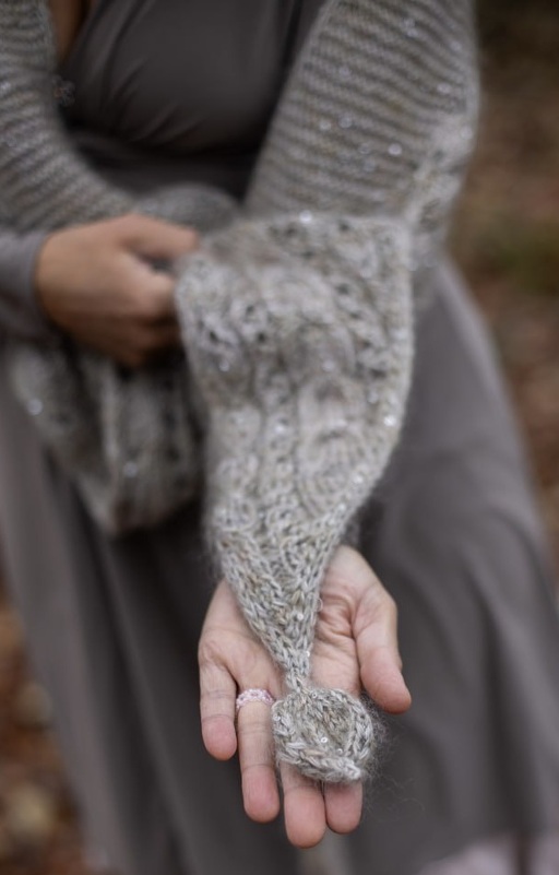 Anleitung Herzblatt Schal