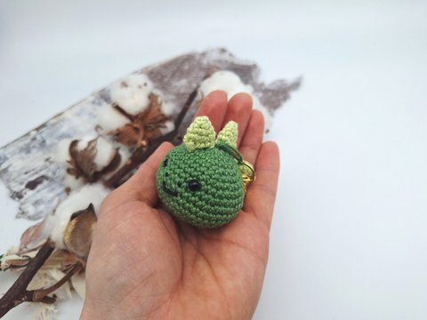 Dino-Schlüsselanhänger - Häkelanleitung, deutsch