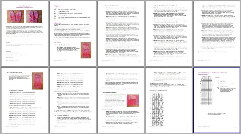 Häkelanleitung Handschuhe Jeanne - ein Blickfang