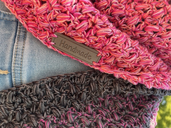 Mad Pearls 2 - Häkelanleitung flaches kuscheliges Dreieckstuch - Bild 4