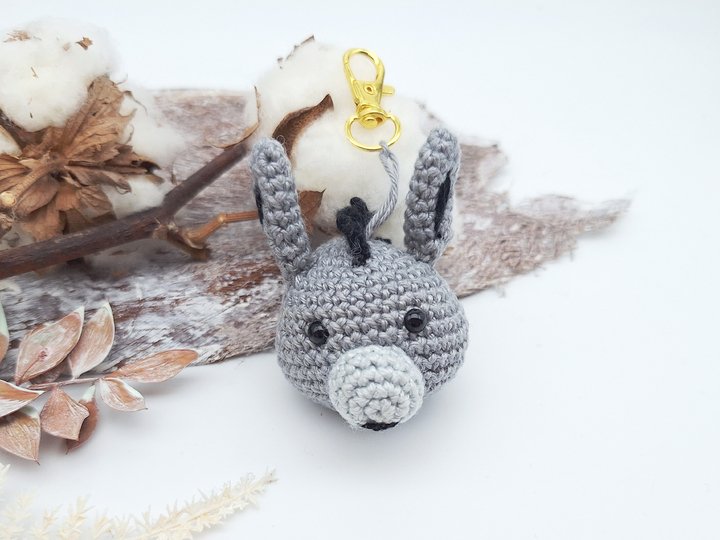 Esel-Schlüsselanhänger - Häkelanleitung, deutsch