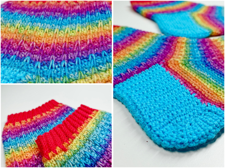 Häkelsocken einfach häkeln - Neues Design