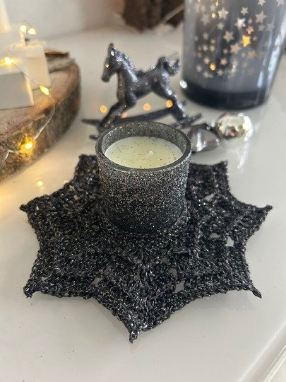 Häkelanleitung LUMO – Teelichthalter in Sternenform
