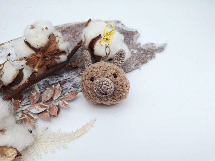 Alpaka-Schlüsselanhänger - Häkelanleitung, deutsch