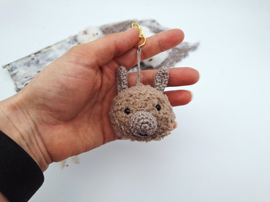 Alpaka-Schlüsselanhänger - Häkelanleitung, deutsch - Bild 7