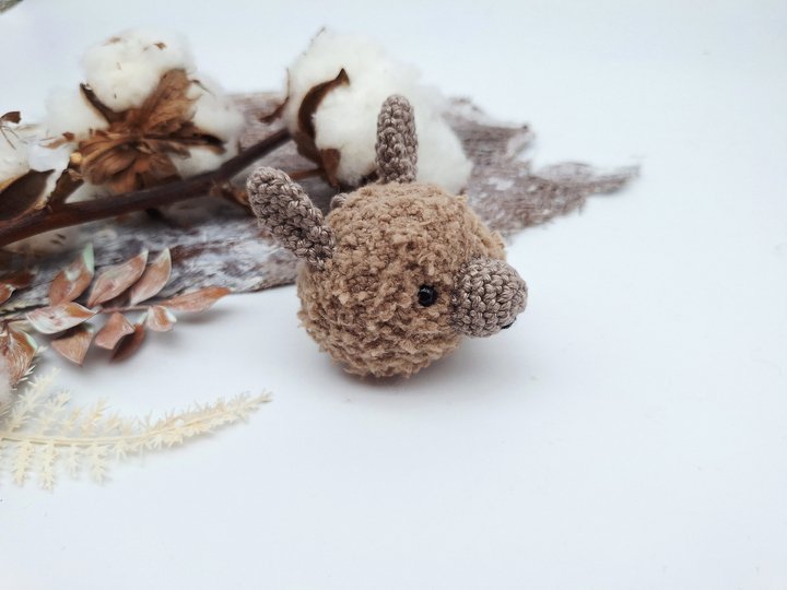 Alpaka-Schlüsselanhänger - Häkelanleitung, deutsch