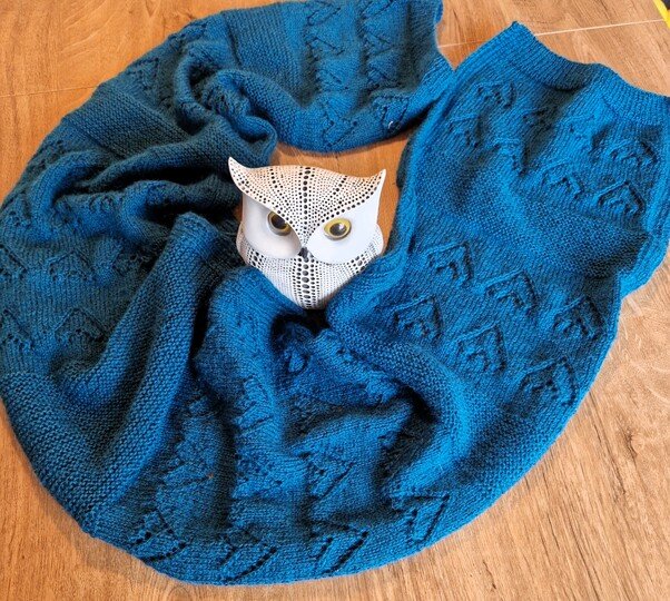 264 Strickanleitung Schal Herzilein