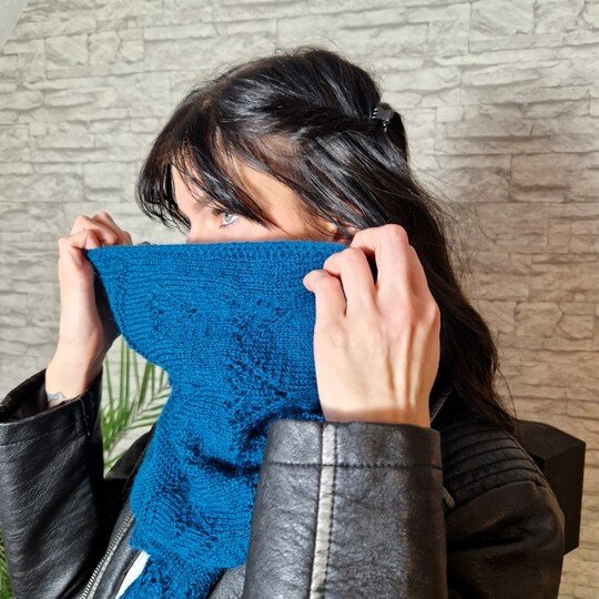 264 Strickanleitung Schal Herzilein