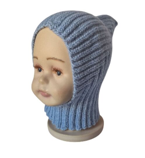 Strickanleitung Schlupfmütze,Schalmütze, Pixie-Mütze ca. 6 - 12 Monate #349