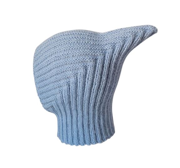 Strickanleitung Schlupfmütze,Schalmütze, Pixie-Mütze ca. 6 - 12 Monate #349