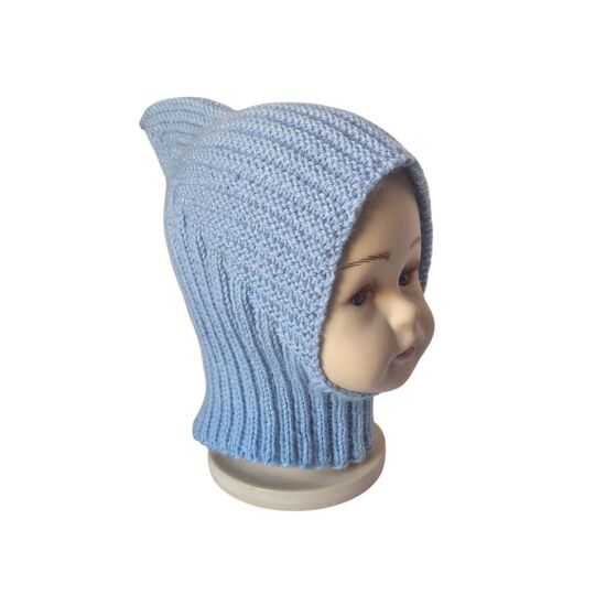 Strickanleitung Schlupfmütze,Schalmütze, Pixie-Mütze ca. 6 - 12 Monate #349