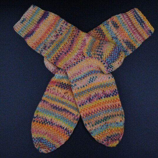 bunte Pixelsocken