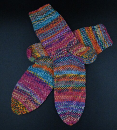 bunte Pixelsocken