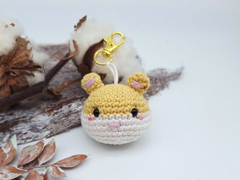 Hamster-Schlüsselanhänger - Häkelanleitung, deutsch