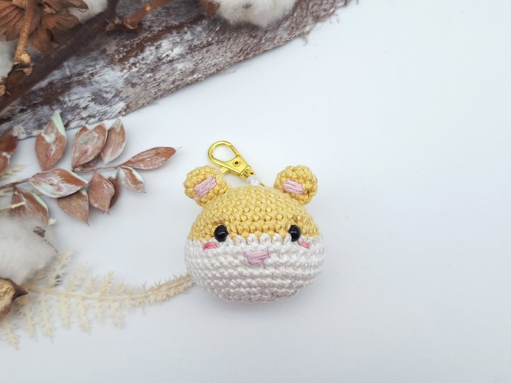 Hamster-Schlüsselanhänger - Häkelanleitung, deutsch