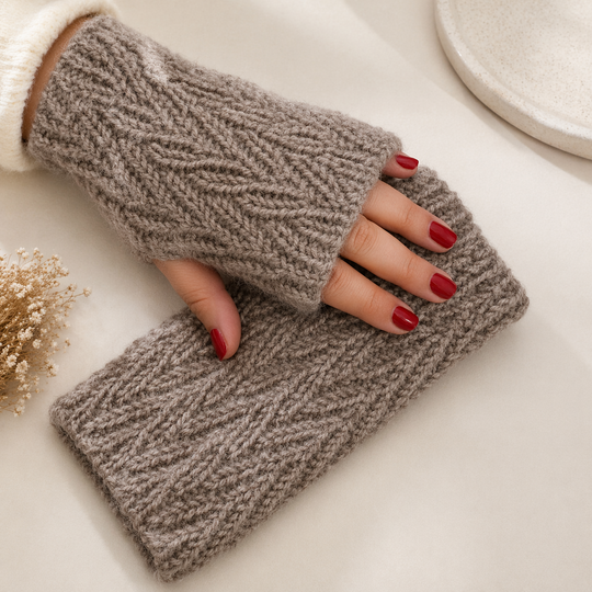 Crochet pattern fingerless gloves "Anni"