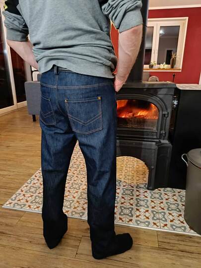 Schnittmuster Straight Leg Jeans "Der blaue Pfad" Herren Gr. 22 - 32