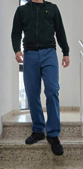 Schnittmuster Straight Leg Jeans "Der blaue Pfad" Herren Gr. 22 - 32